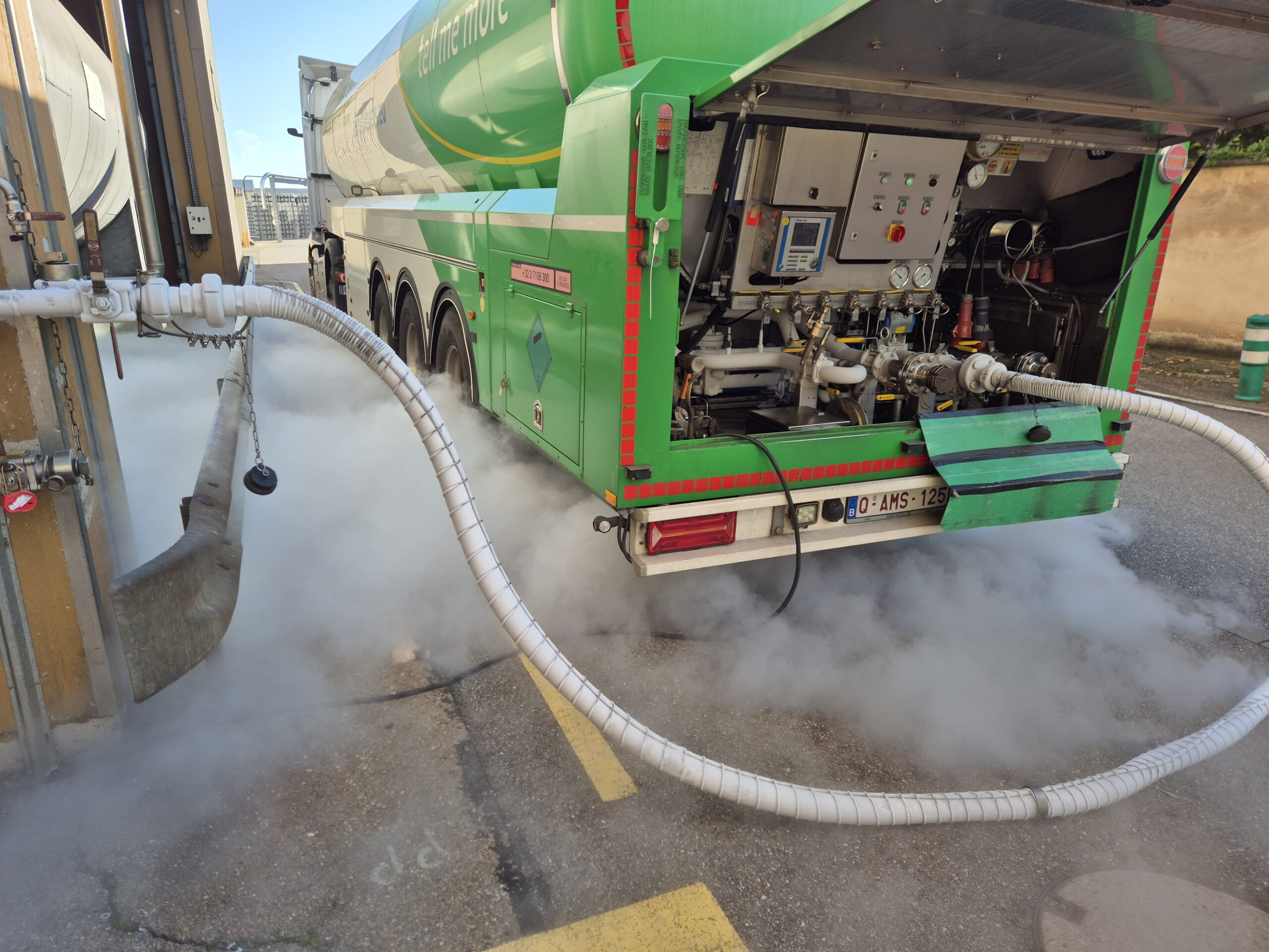 Livraison de CO2 anhydre